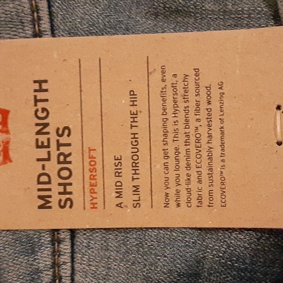 Levi's Women's Denim Mid Length Shorts Size 20W - Picture 7 of 10